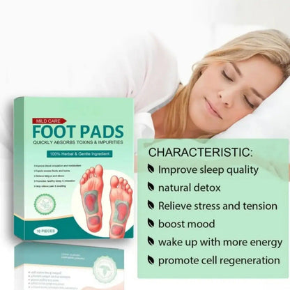 100% Merbal & Gentle Ingredient Detox Foot Patch RK (1 BOX = 20 PATCHES-BUY 1 GET 3 FREE)