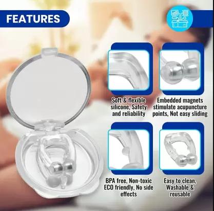 Anti Snoring Nose Clips For Men & Women - Pack of 4
