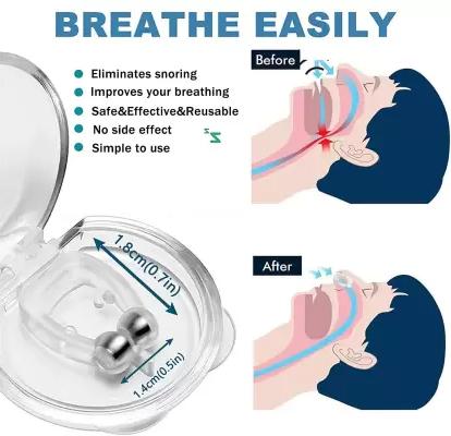 Anti Snoring Nose Clips For Men & Women - Pack of 4