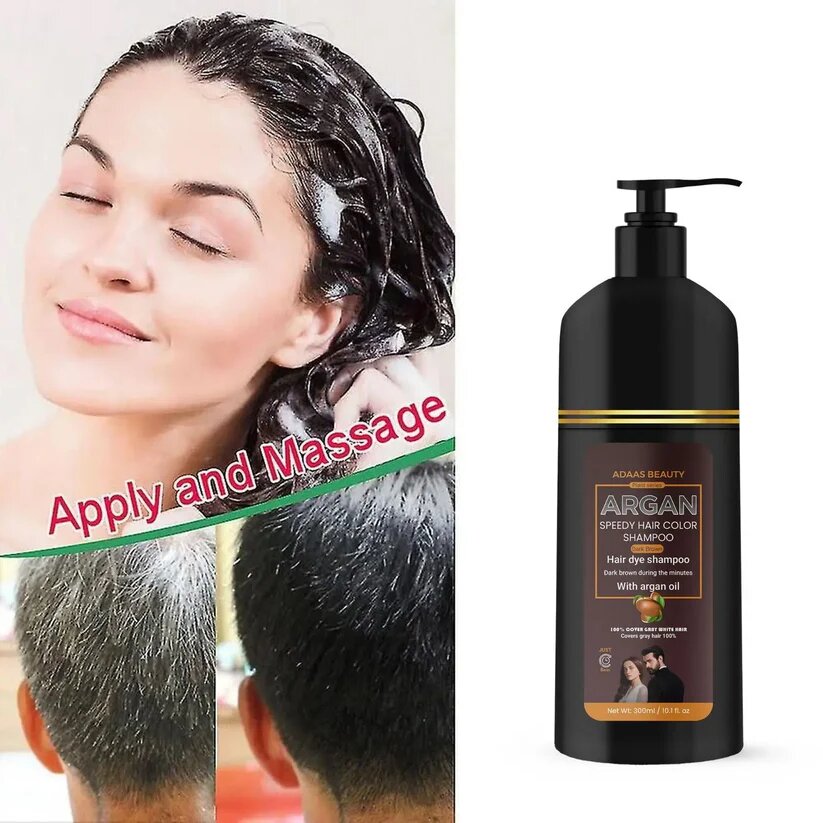 Argan Hair Color Shampoo  (Pack of 2)