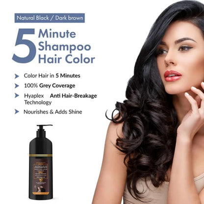 Argan Hair Color Shampoo  (Pack of 2)