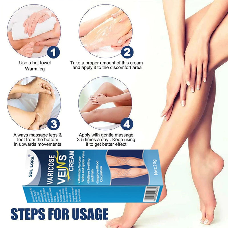 Sol Lora Varicose veins Cream (BUY 1 GET 1 FREE)