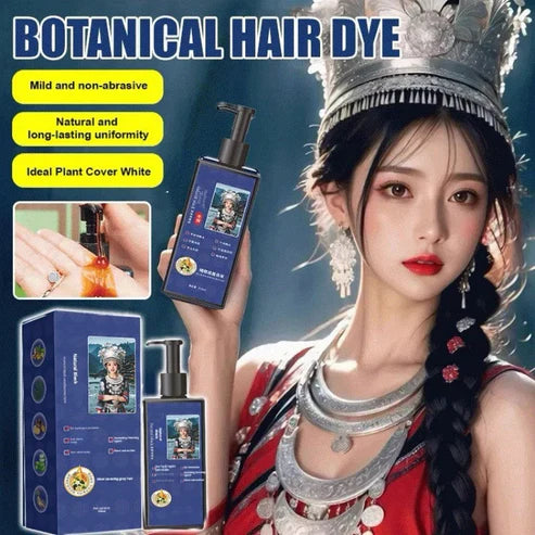 Plant-Based Hair Coloring Cream - Mild Formula Long Lasting ( Buy 1 Get 1 Free )